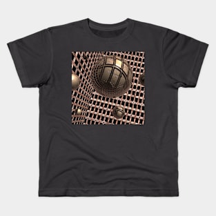 Copper Spheres Kids T-Shirt